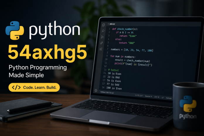 python 54axhg5