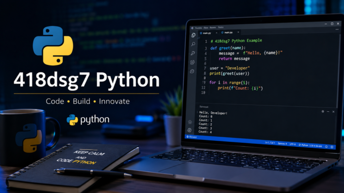 418dsg7 python
