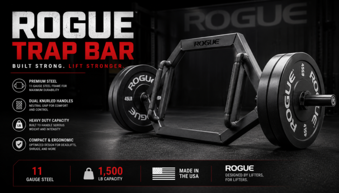 rogue trap bar weight