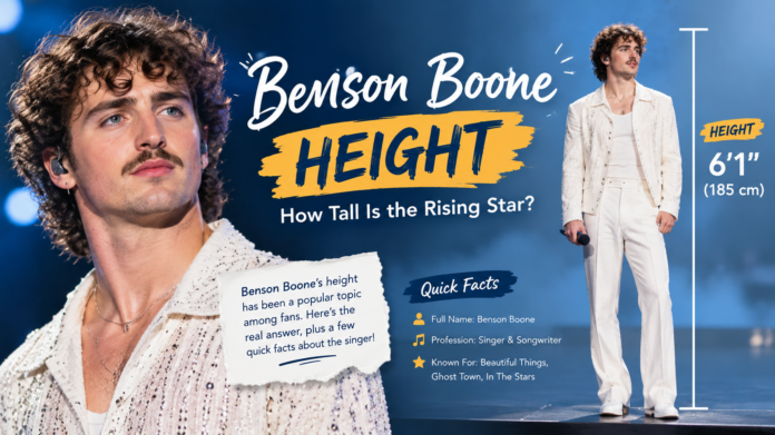 benson boone height